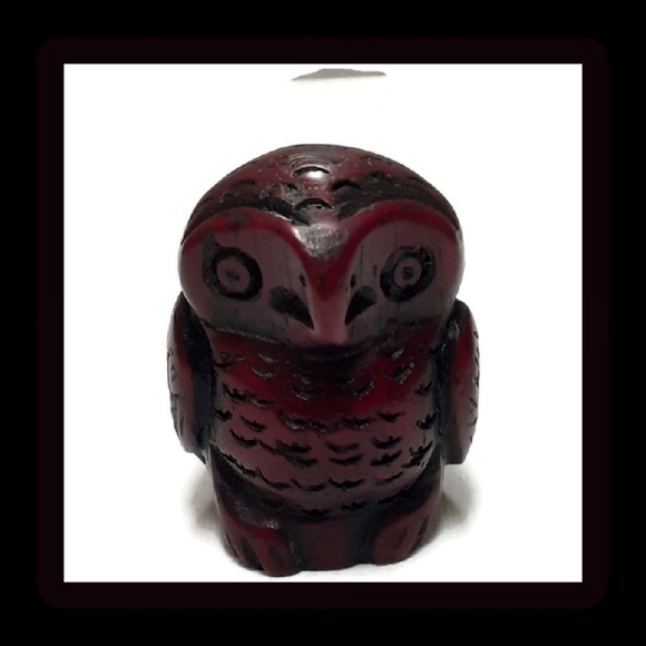 Small resin owl statue ~ 1.5 inches tall - Picture 7 of 7